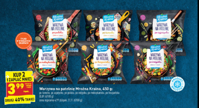 Warzywa na patelnię po polsku Mroźna kraina (Biedronka) promocje