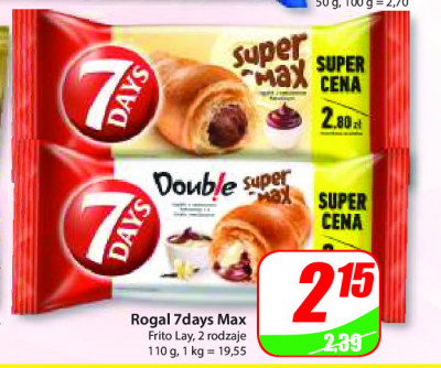 7 Days Super Max - rogal z nadzieniem kakaowym promocje